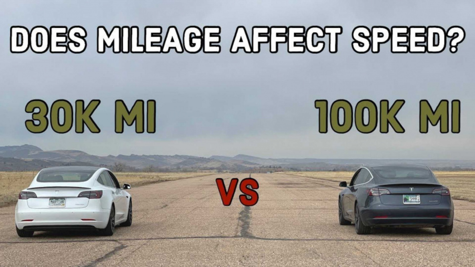 autos, cars, evs, tesla, does mileage impact ev acceleration? out of spec tests two teslas