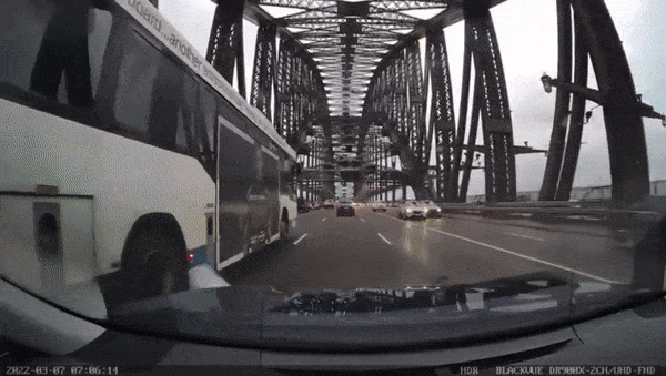 autos, cars, news, toyota, accidents, australia, dashcam, offbeat news, toyota kluger, toyota videos, video, thief steals toyota kluger and triggers head-on collision in sydney harbour bridge