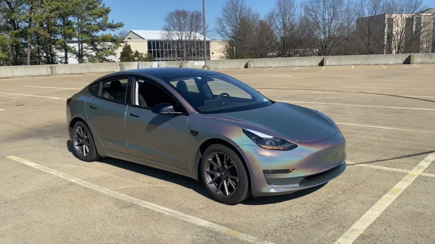 autos, cars, tesla, 3m psychedelic flip wrap, 3m wrap, afishal without you, model 3, model 3 light show, tesla family car, tesla light show, tesla model 3, the rainbow tesla lightshow – the best thing you'll ever see