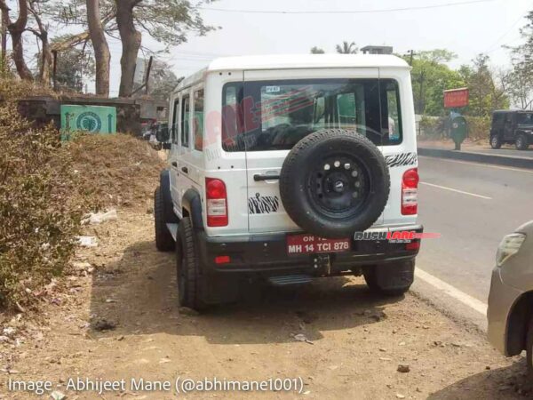 android, cars, reviews, android, force gurkha 5 door side view spied – thar 5 door rival
