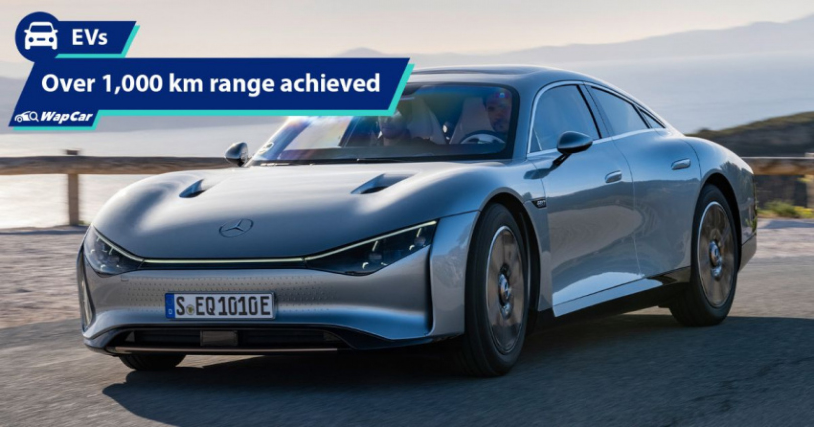 World’s longest EV range Mercedes Vision EQXX achieves over 1,000 km