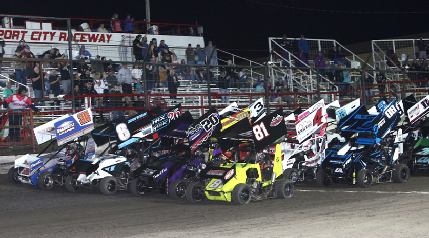 all sprints & midgets, autos, cars, rosario highlights now600 winners at port city