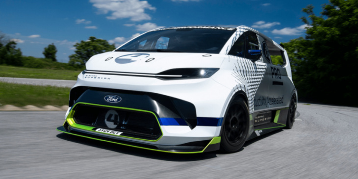 ford pro electric supervan boasts 1,500 kw at goodwood