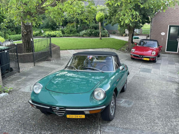 driving across europe in an alfa romeo to attend a classic car event