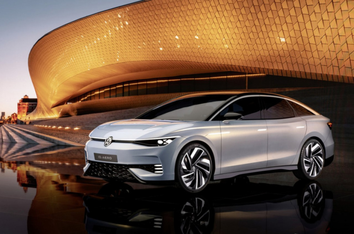 volkswagen unveils id.aero concept as flagship of all-electric id. range