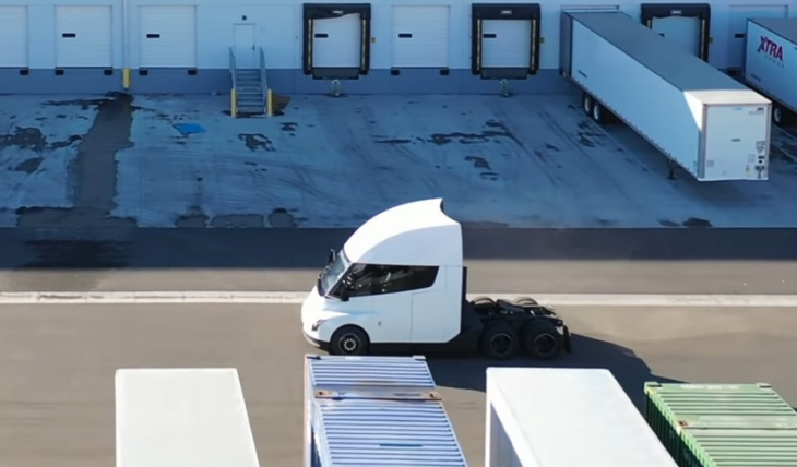 tesla semi begins limited production at giga nevada, is years away from volume production