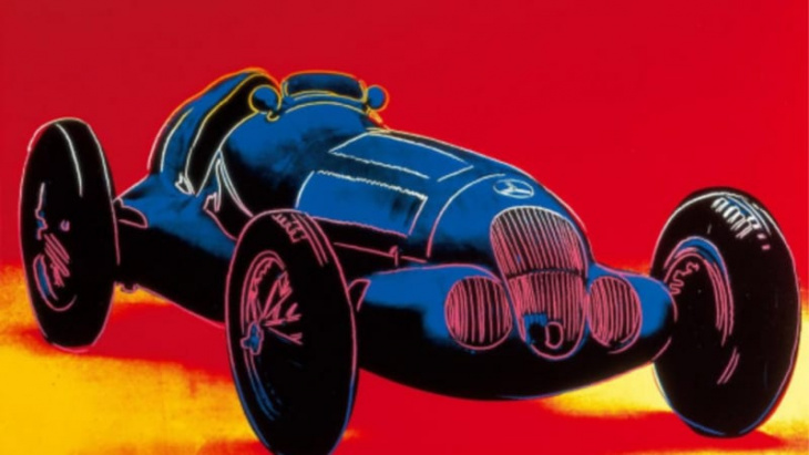 andy warhol's mercedes-benz art is coming to the petersen museum