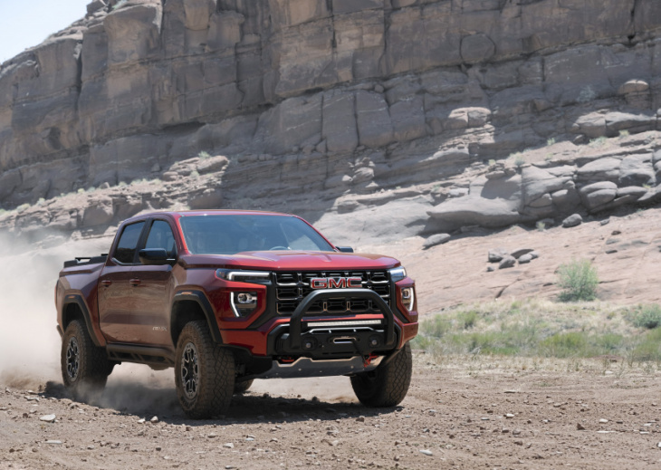 Details of the gmc canyon 2023 emerge;  first at4x