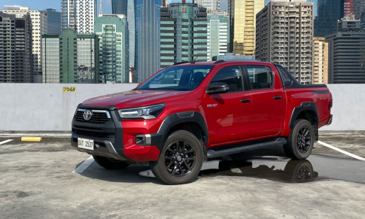 a pickup truck like the toyota hilux is a handy vehicle to have