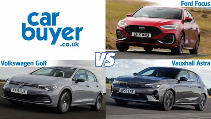 android, new ford focus vs vw golf vs vauxhall astra: rivals comparison