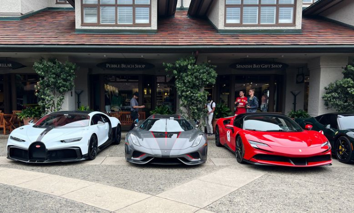 monterey car week: a tour of the horsepower parade for the wealthy