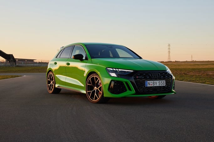 hyper hatch heroes! the 2023 audi rs3 sportback has just landed in australia, so how does it stack up against the reigning mercedes-amg a45?