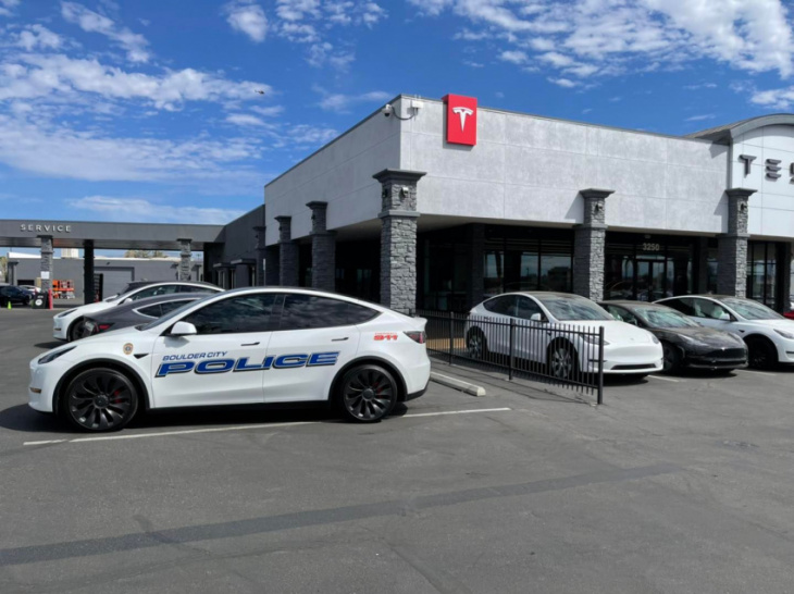 boulder city nv purchased new tesla police vehicles