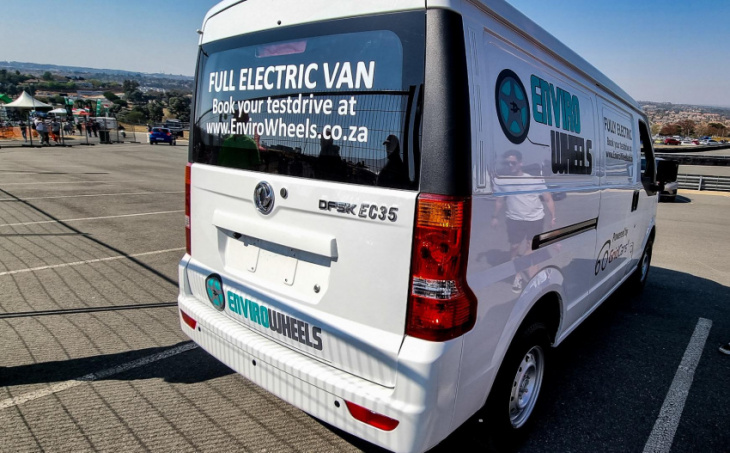 dfsk showcases all-electric ec31 van at festival of motoring