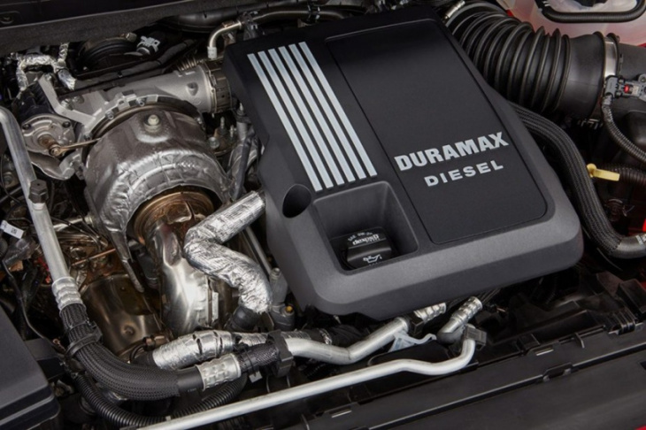 where did chevy find more power for the duramax diesel engine?