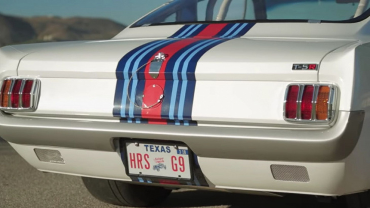 martini mustang is a rolling work of art