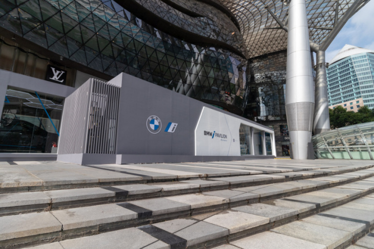 an exclusive first look at bmw's i pavilion exhibition!