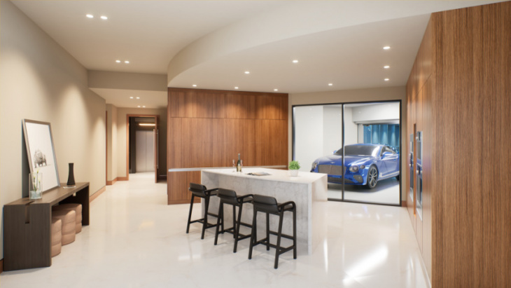 bentley residences miami to include vehicle lift and garages for up to four cars per apartment