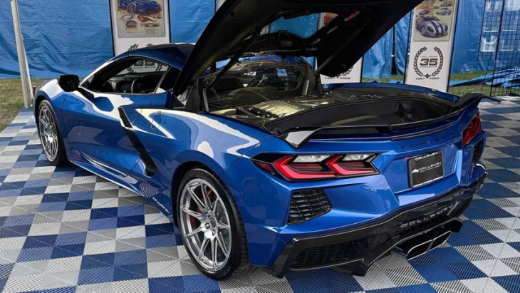 callaway previews supercharged corvette c8, production starts in 2023