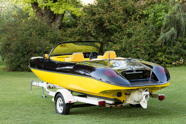 you can buy a 90s porsche-inspired boat, if you really want to