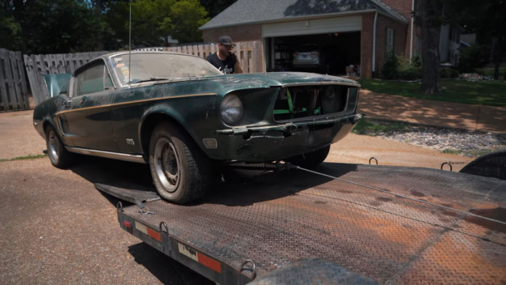 this green r-code steve mcqueen mustang could use some love