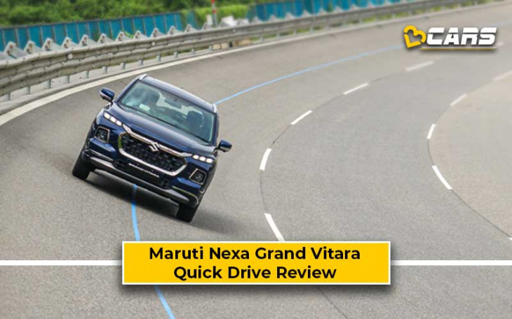 maruti nexa grand vitara quick drive review – all powertrain options