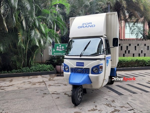 mahindra zor grand electric 3-wheeler launched in india at rs 3.60 lakh