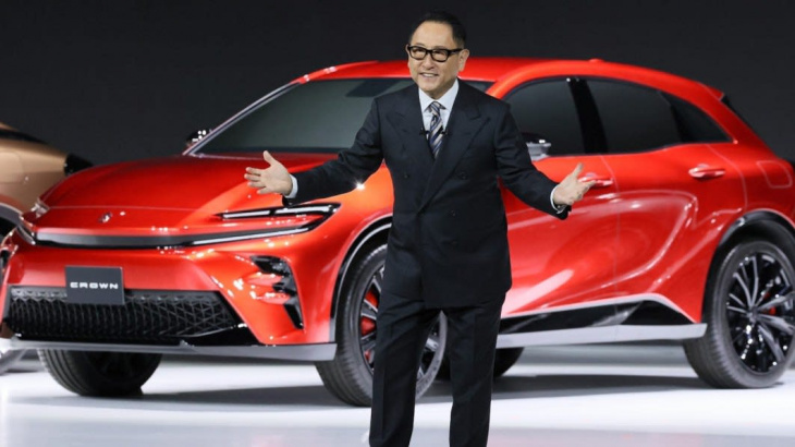 toyota's president said he 'did a little happy dance' after the company dethroned gm to become the bestselling carmaker in the us last year