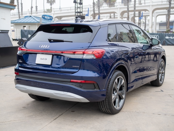 android, audi q4 e-tron first drive: the predictable and traditional ev suv we need