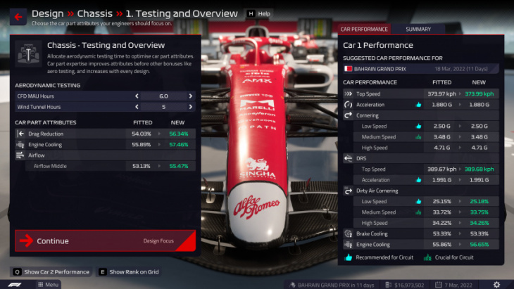 f1 manager 22 review: the prettiest spreadsheet we've ever seen