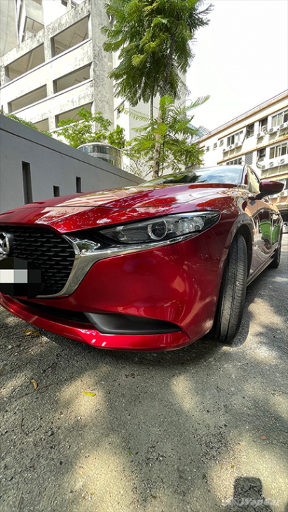 owner review:  soul red sculpture , art of motion, my 2021 mazda 3 1.5l skyactiv g sedan