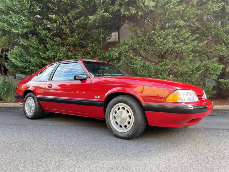 fox-body mustang with just 6300 miles featured at carlisle auctions