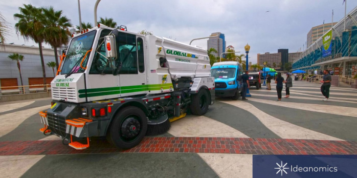 ev street sweepers may be coming to your city, courtesy of ideanomics and gep