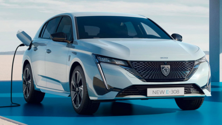 new peugeot e-308 will arrive in 2023 with new electric powertrain