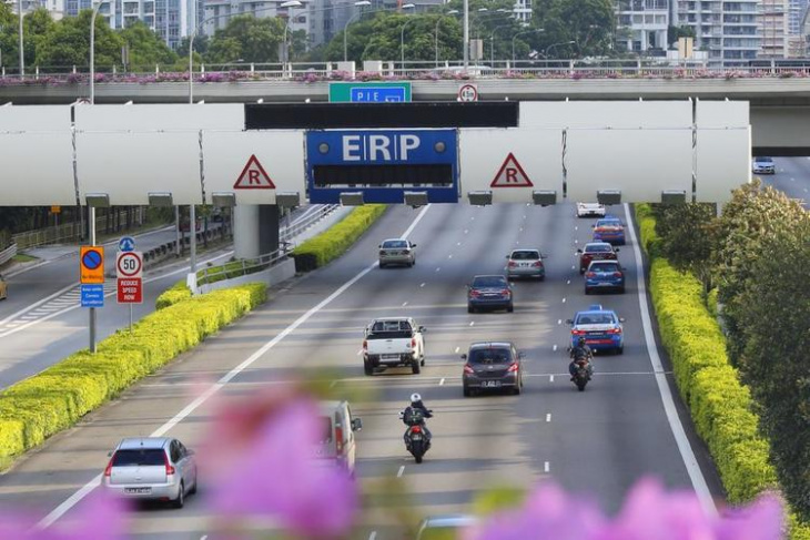 erp rates to be revised from 19 september, with a $1 increase at selected gantries