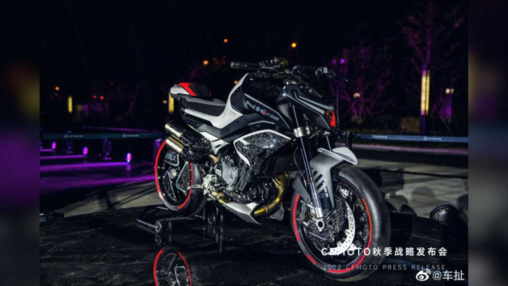 cfmoto unveils stunning carbon fiber nk-c22 concept bike