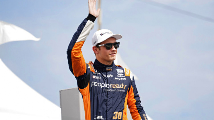 lundgaard seals indycar rookie of the year with strong finish