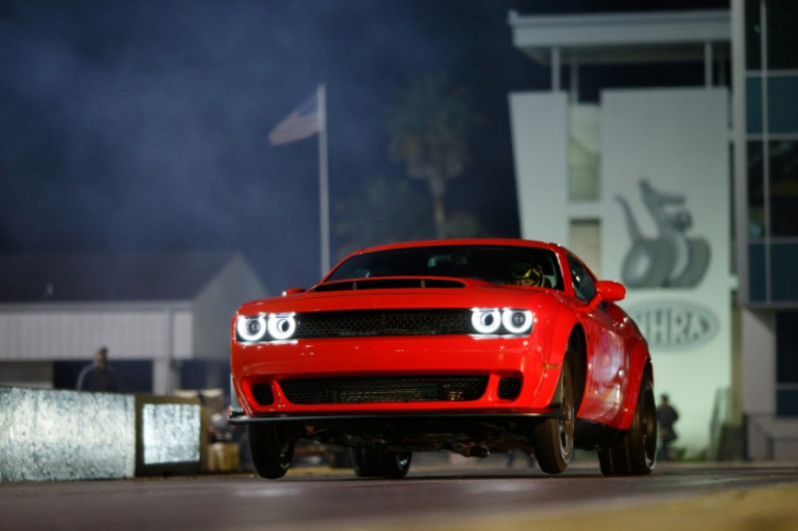 why did the nhra ban the dodge demon?