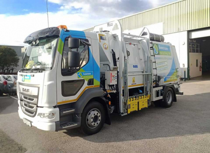 hydrogen and hvo dual-fuel recycling truck developed