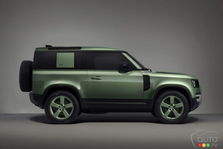 a special-edition green defender to celebrate land rover’s 75th