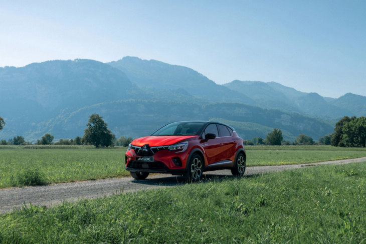 this is the all-new 2023 mitsubishi asx, and it looks funky