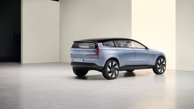 volvo ex90 confirmed! three-row electric suv to be revealed november 9 with lidar box on roof