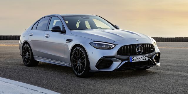 2024 mercedes c 63 s e performance gets awd and 671 hp from a hybrid four-cylinder