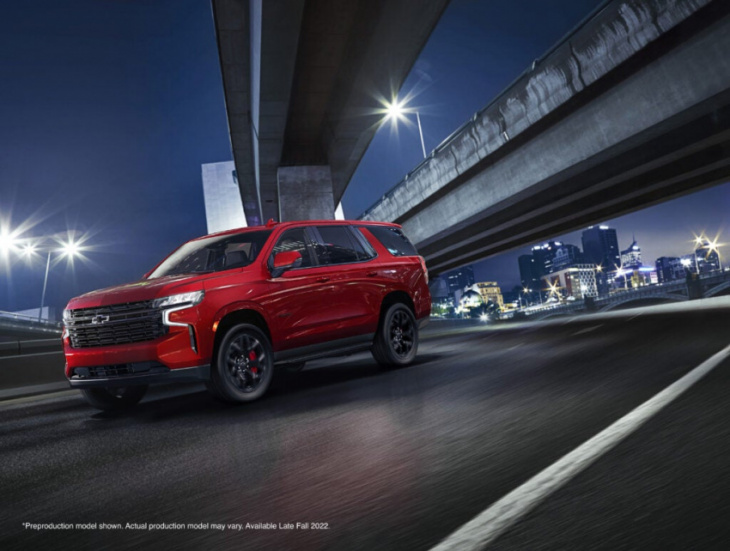 2023 chevy tahoe rst performance edition debuts with more power & faster quarter-mile times