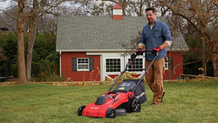 amazon, craftsman’s 20-inch corded electric mower ditches gas and oil at $201 in new green deals