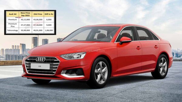 audi a4 updated with new features, colours – prices sep 2022
