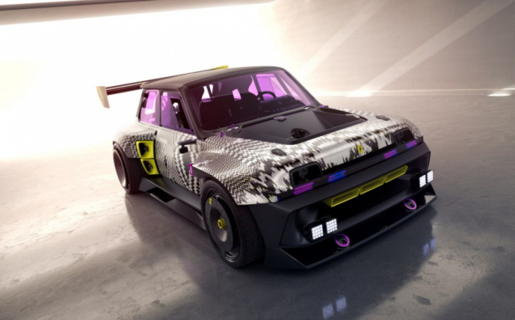 renault r5 turbo 3e is a wild video-game-inspired electric drift machine