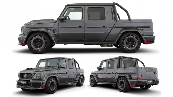 the brabus p 900 rocket edition will confuse your inner minitruck fan