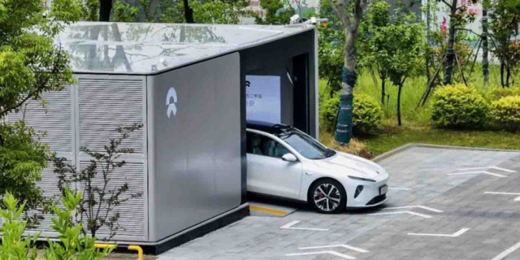 nio boosting its ev battery lease business with swap station expansion across europe