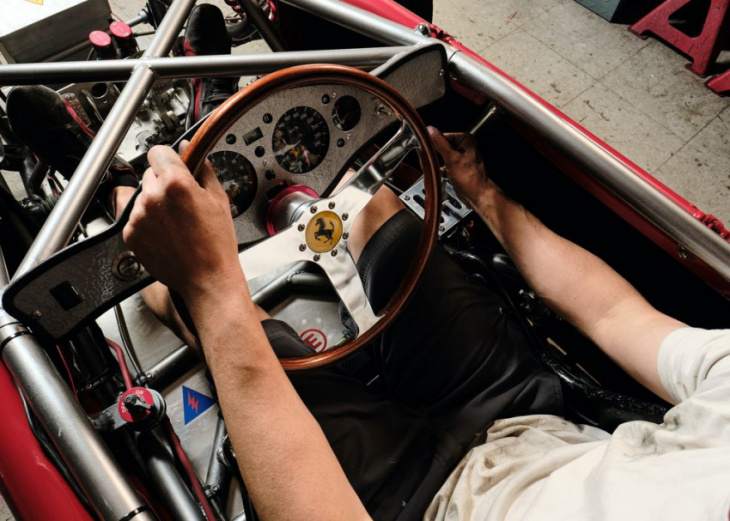 the ferrari 156 sharknose f1 recreation a dude built in his garage is for sale